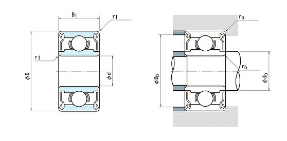 日本精工 682ZZ：ミニチュアベアリング内径2mm　クリアランスセール特価