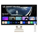 27SR50F-W 27インチ フルHD IPSパネル WebOS対応 SMART Monitor