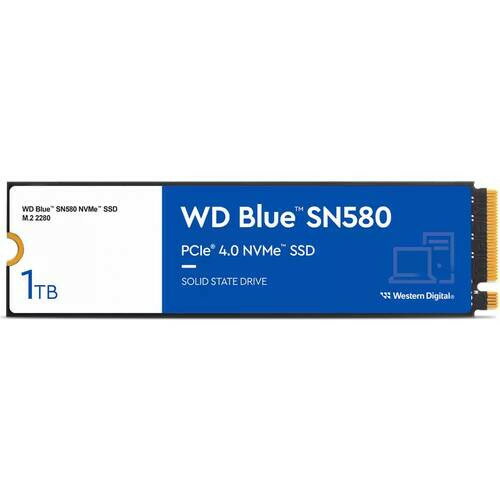 WDS100T3B0E M.2 NVMe 内蔵SSD / 1TB / PCIe Gen4x4 / WD Blue SN580 NVMe SSDシリーズ / 国内正規代理店品］