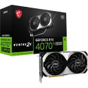 MSI GeForce RTX 4070 Ti SUPER 16G VENTUS 2X OC / PCI-Express 4.0 グラフィックスボード