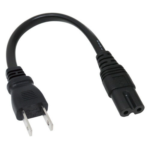乐天商城 - ACP-C7018　ACアダプタ用電源ケーブル 0.18m