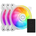MasterFan MF120 Halo2 3in1 White Edition MFL-B2DW-213P2-R2(2)