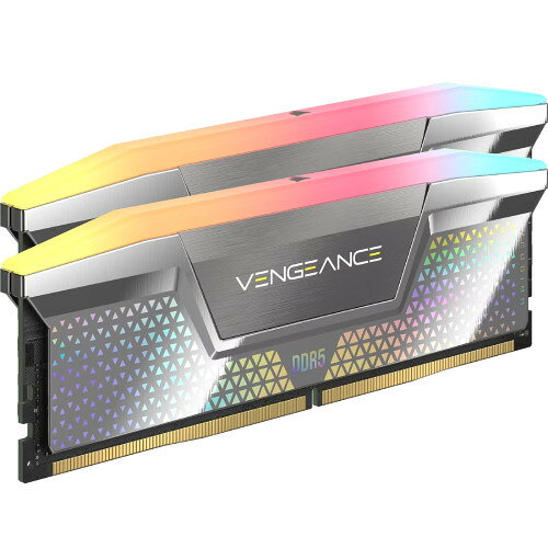 Corsair VENGEANCE RGB DDR5 CUDIMM-8400 48GB Kit Silver CMHC48GX5M2X8400C40の商品画像