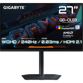 MO27Q2 27インチ WQHD(2560x1440) O-LED ゲーミングモニター 240Hz 0.03ms(GTG)