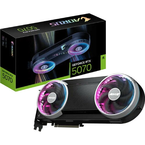 AORUS GeForce RTX 5070 INFINITY 12G　GV-N5070AORUS IF-12GD
