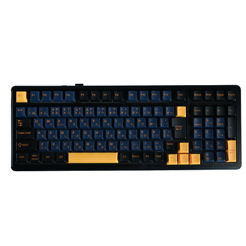 F99J-RP-TB 有線/USB無線/Bluetooth対応 日本語配列99キー Reaperメカニカルスイッチ Thunder Black ゲーミングキーボード