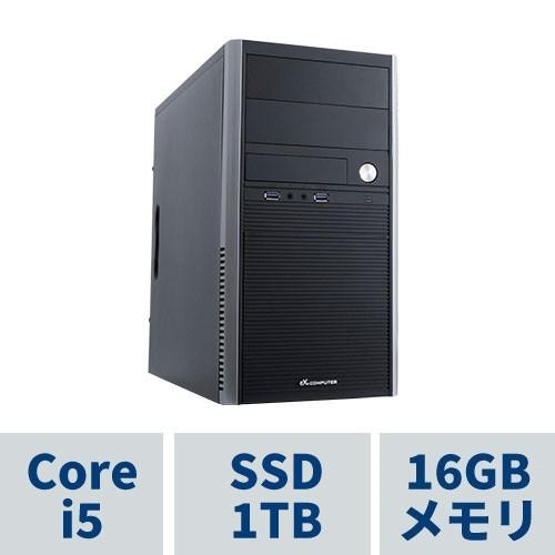 ミニタワーPC AeroStream RM5J-B260B/CP1 Corei5-14400 /16GBメモリ /1TB SSD