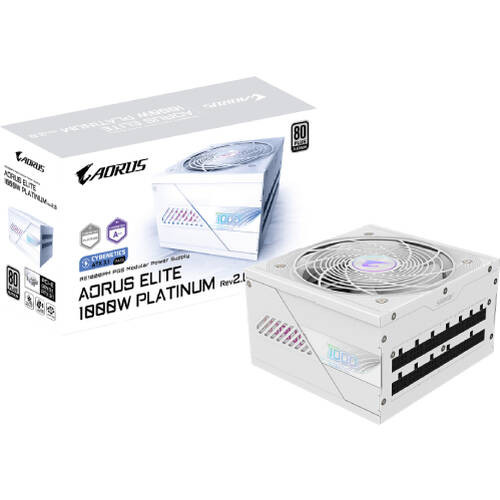 AORUS ELITE P1000W 80+ Platinum Modular PCIe 5.1 ICE (Rev. 2.0)　GP-AE1000PM PG5 ICE V2