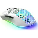 SteelSeries Aerox 3 Wireless Snow 2022 EDITION (62608J) USB無線 / Bluetooth接続 18000dpi 6ボタン 超軽量68g ゲーミングマウス ホワイト