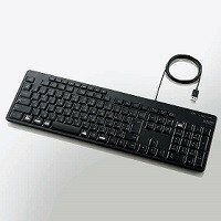 TK-FCM114SKBK 有線 静音 日本語配列フルキー キーボード