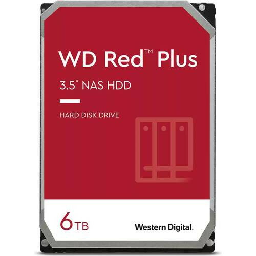 Western Digital ウエスタンデジタル WD60EFPX 3.5インチ内蔵HDD / 6TB / 5400rpm / WD Red Plusシリーズ / 国内正規代理店品