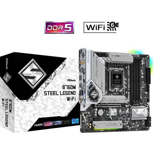 B760M Steel Legend WiFi　【PCIe 5.0対応】