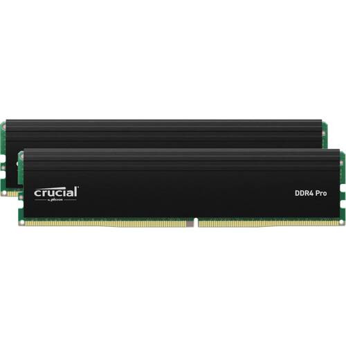 【国内正規流通品】Crucial クルーシャル CrucialPRO (マイクロン製) デスクトップ用メモリ 32GBX2枚 DDR4-3200 メーカー制限付無期限保証 CP2K32G4DFRA32A |マイクロン Micron ゲーム ゲーミング 高速 増設 換装 高耐久 信頼性 メモリ