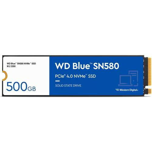 WDS500G3B0E M.2 NVMe 内蔵SSD / 500GB / PCIe Gen4x4 / WD Blue SN580 NVMe SSDシリーズ / 国内正規代理店品