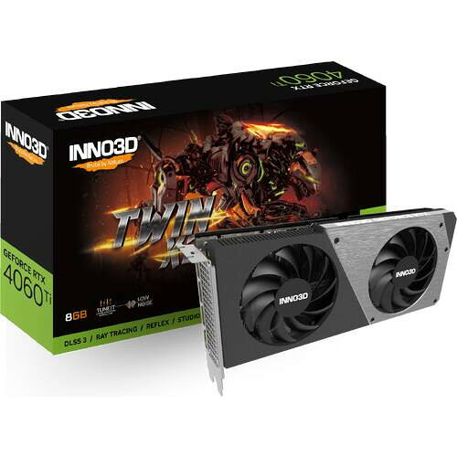 INNO3D GeForce RTX 4060 Ti 8GB Twin X2の商品画像