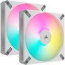 iCUE AF140 RGB ELITE WHITE Dual Fan Kit (CO-9050160-WW)