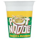 ポットヌードル チキン＆マッシュルーム味 Pot Noodle Chicken Mushroom Flavour (90g) カップ麺 インスタントヌードル 常備食に 海外 【海外直送品】