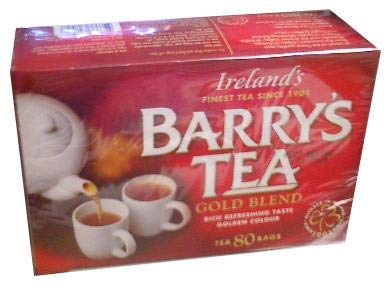 Barry's Tea Gold Blend 80bags バリーズティー ゴールドブレンド 紅茶 80ティーバッグ ティー アイルランド