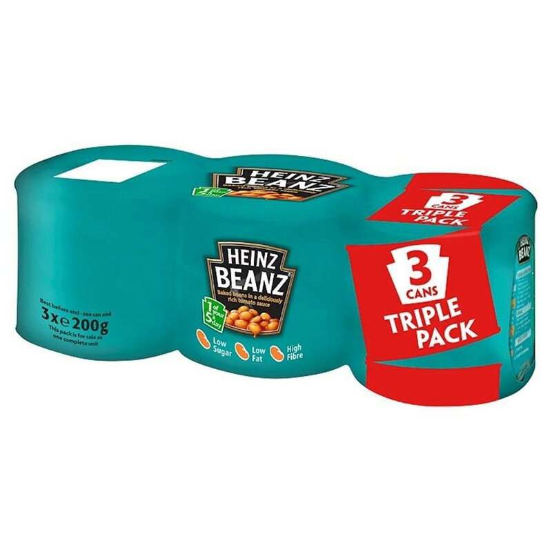 Heinz Baked Beanz in Tomato Sauce 200g x 3 ハインツ ベイクドビーンズ 200g x 3個 イギリス 朝食 トマトソース ビーンズ イングリッシュブレックファースト 【英国直送品】