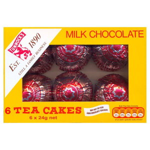 TUNNOCK'S Tea Cakes 144g タンノック ミルクチョコレート ティーケーキ チョココーティング マシュマロケーキ 海外輸入品 イギリス お土産 お菓子【英国直送品】