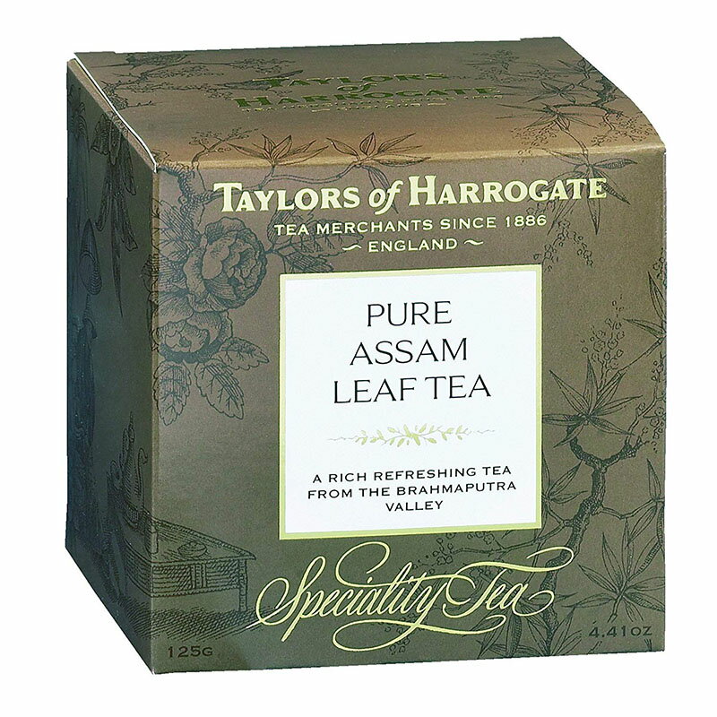 Taylors of Harrogate Pure Assam Tea leaf 125g テイラーズ オブ ハロゲイト ピュア アッサム リーフ【英国直送品】