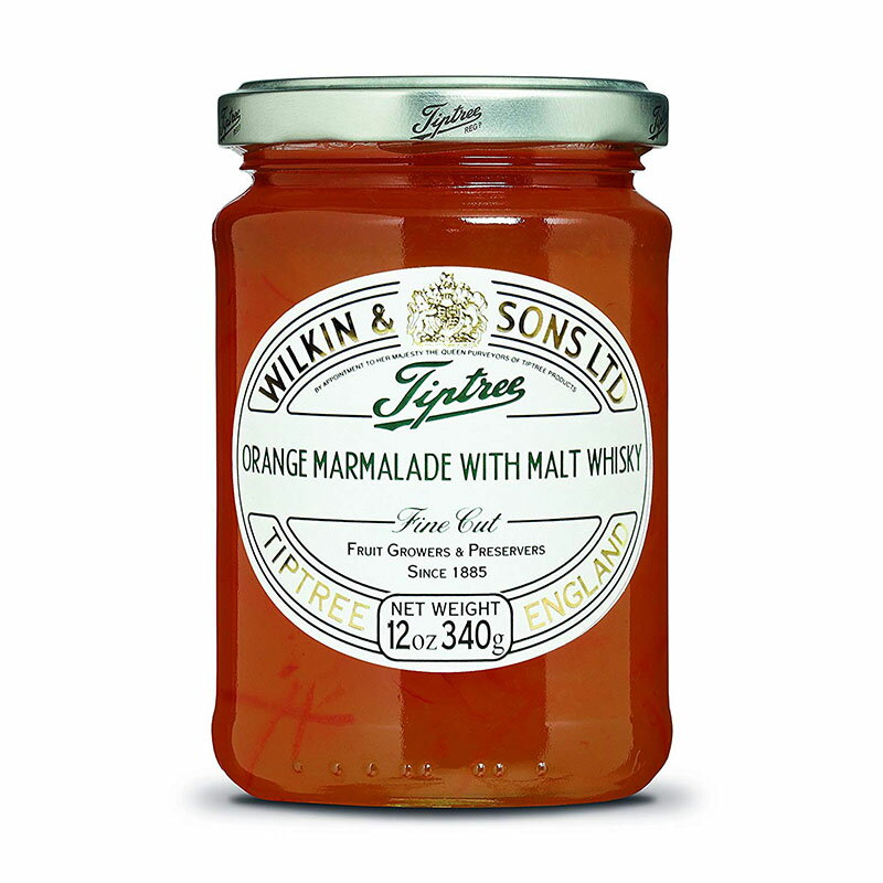 Tiptree Orange Marmalade with Malt Whiskey 340g チップトリー オレンジマーマレード モルトウィスキー入り 【英国直送品】