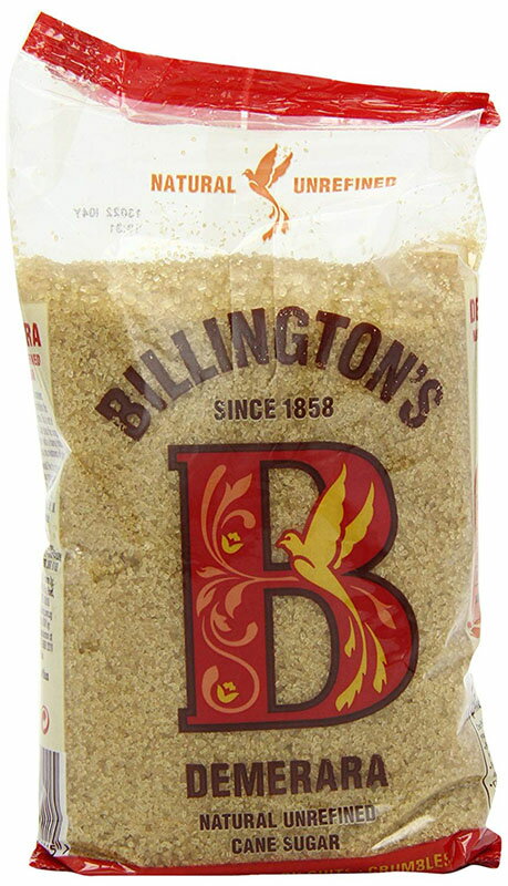 ビリントン Billington's Natural Demerara Unrefined Cane Sugar 500g デメララ未精製ショ糖【英国直送品】