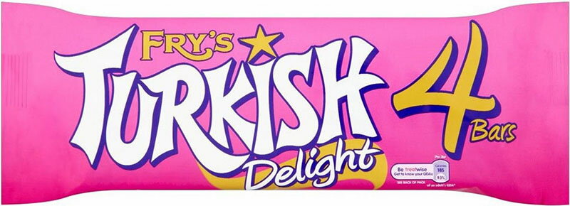 åǥ饤 祳졼ȥС 4 Cadbury Fry's Turkish Delight Chocolate Bar 51g...