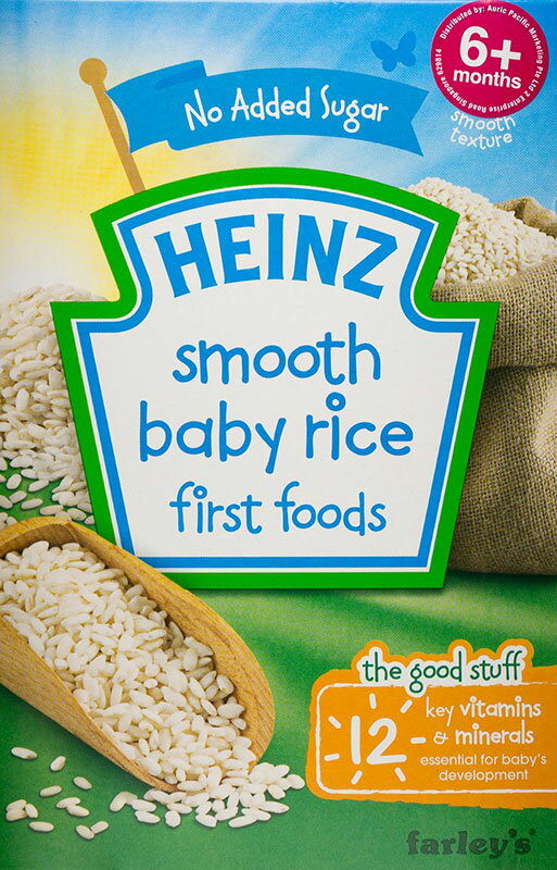 nCc Heinz H Farleys First Timers Baby Rice 100g Ԃ CX 12ނ̃r^~ƃ~lzypiz