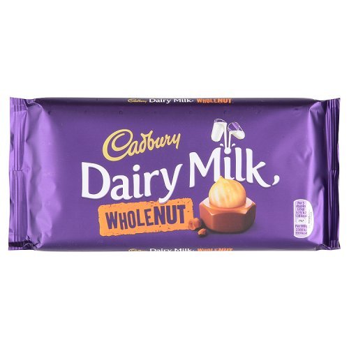 ɥХ꡼ Cadbury Dairy Milk Whole Nut Chocolate Bar ǥ꡼ߥ륯 ۡʥå 祳졼...