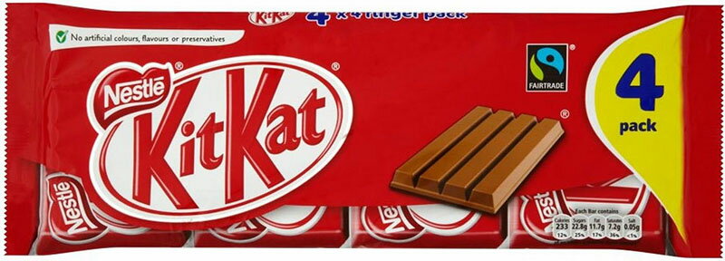 lX Nestle LbgJbg Fairtrade Kit Kat 45g X 4 tFAg[h `R[gypiz