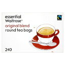 Essential Waitrose Round Tea Bags 2 x 240 Bags (