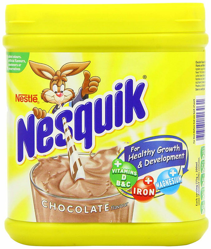 ネスレ ネスクイック チョコレート (500g x 2) Nestle Nesquik Chocolate Flavour Milk Powder インスタントココア フレーバー ドリンク パウダー【海外直送品】