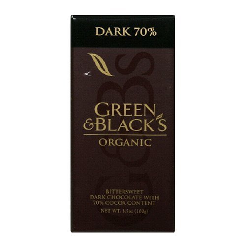 Green & Black's 有機ダークチョコレート Dark 70％ （1 x 3.5oz）【海外直送品】