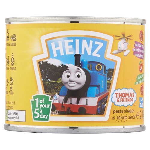 Heinz Thomas & Friends Pasta Shapes in Tomato Sauce 12 x 205g ハインツ 機関車トーマス トマトソース パスタ 205g【英国直送品】