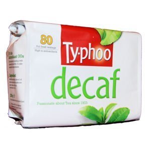 Typhoo Decaffeinated Tea 80 bags タイフー 紅茶 80ティーバッグ イギリス【英国直送品】