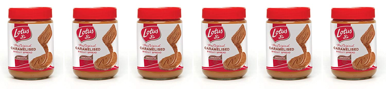 Lotus Bakeries Original Caramelized Spread Smooth 400 g (Pack of 6)