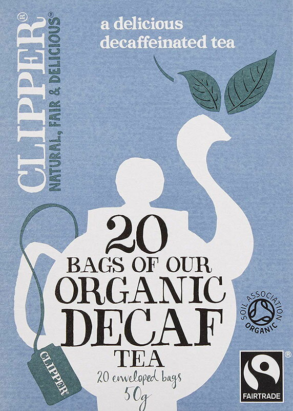 Clipper Organic Decaf Tea 20bags Decaf クリッパー 紅茶 デカフェ カフェインレス オーガニック 20ティーバッグ イギリス