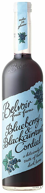 Belvoir Blueberry & Blackcurrant Cordial 500ml ベルボア コーディアル ブルーベリー&ブラックカラント 1