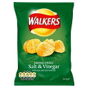 Walkers Crisps - Salt Vinegar (32.5g) Walkers ポテトチップス ソルト＆ビネガー 32.5G (賞味期限: 製造日より12週間)