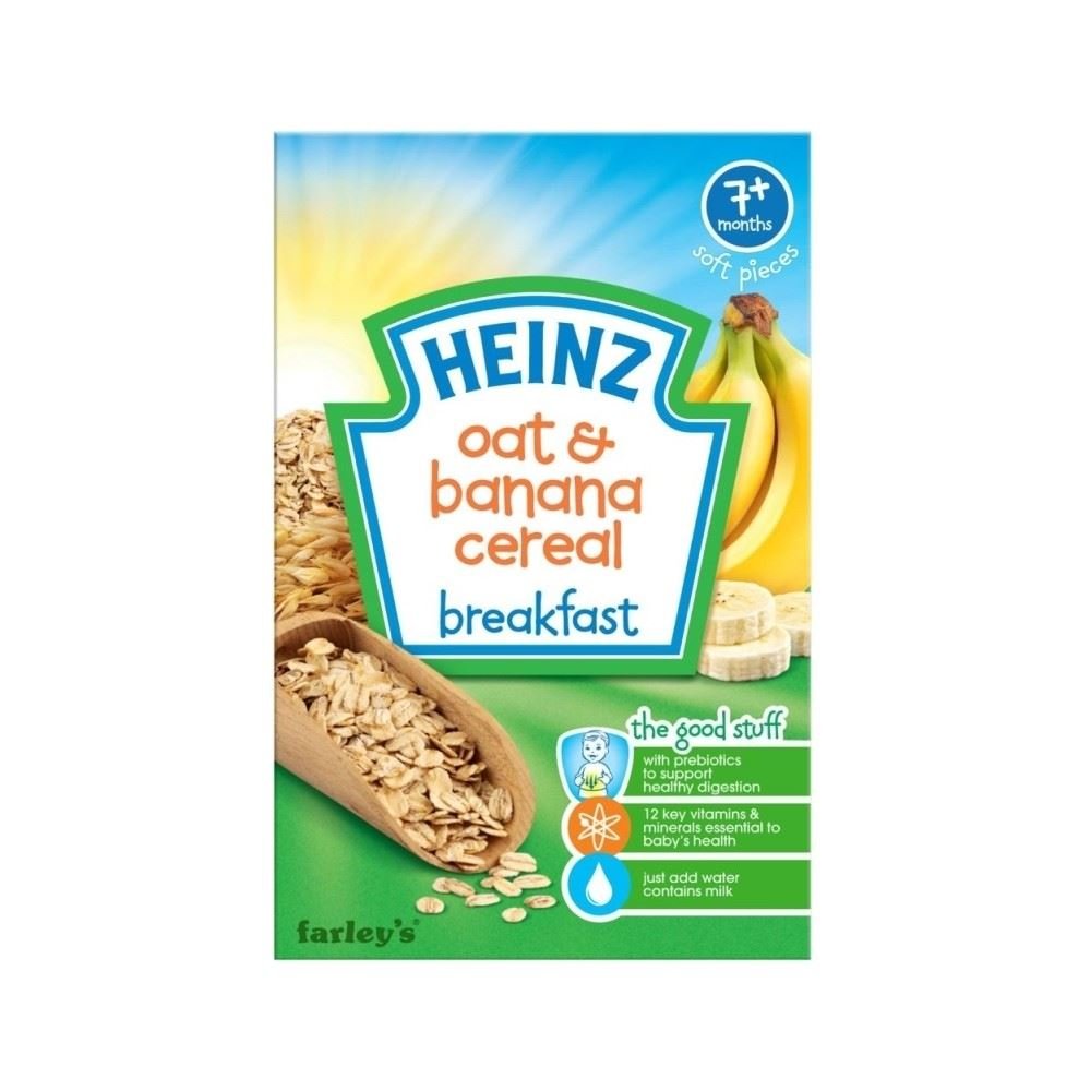 Heinz Breakfast Oat & Banana Cereal for Babies 7mth+ (120g) nCcHI[gƐԂ̂߂̃oii+ i 120Oj 7Mth