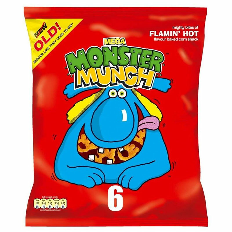 Walkers Monster Munch - Flamin' Hot (6x22g) i 6X22G j
