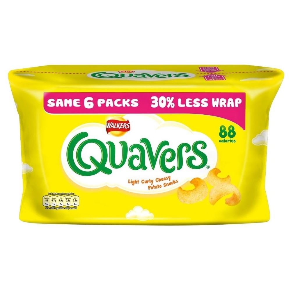 Walkers Quavers - Cheese (6x17g)@quavers - `[Yi 6X17G j