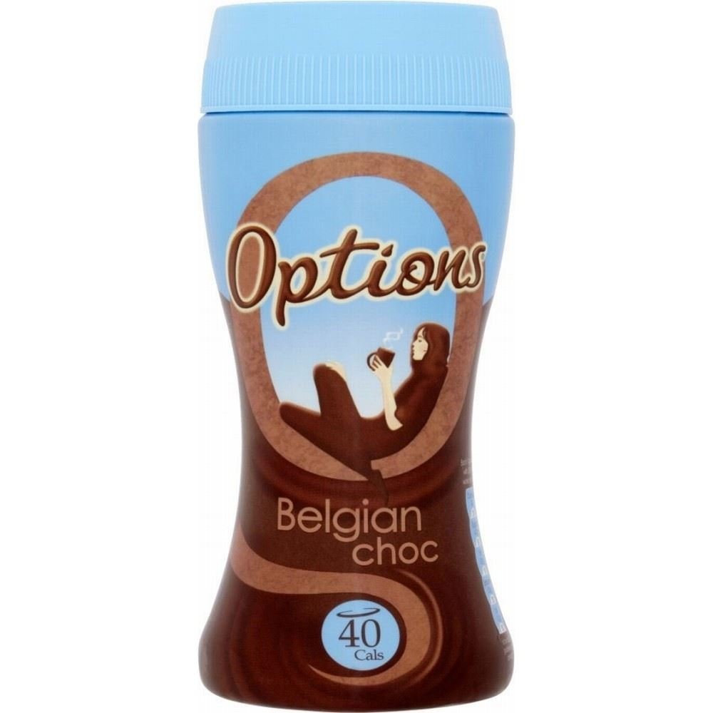 Options Belgian Chocolate Instant Hot Chocolate Drink (220g) オプションベルギーチョコレートインスタントホットチョコレートドリ..