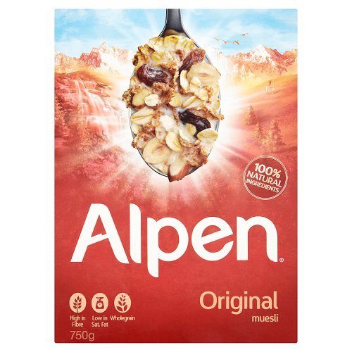 Alpen Original Muesli (750g) アルペン オリジナル ミューズリー 750グラム イギリス ヘルシー 朝食 シリアル