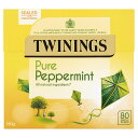 Twinings Pure Peppermint 80 Teabags (Pack of 2, Total 160 Teabags)