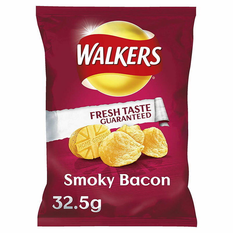 Walkers Crisps - Smoky Bacon (32.5g˥ݥƥȥåץ - ⡼١ 32.5G  (̣...