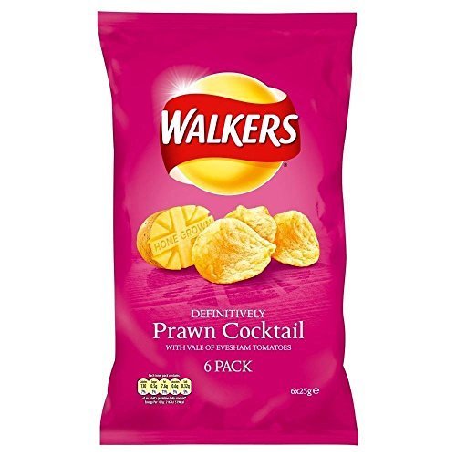 Walkers Crisps - Prawn Cocktail (6x25g) by Groceries  (賞味期限: 製造日より12週間)