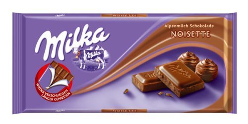 Milka Noisette Chocolate Block 100g ~J ~N`R[g 100%ApC~Ngp CMX