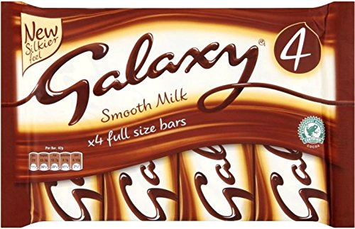 Galaxy Milk Chocolate Bar (4x42g) ミルクチョコレートバー（ 4X42G ）